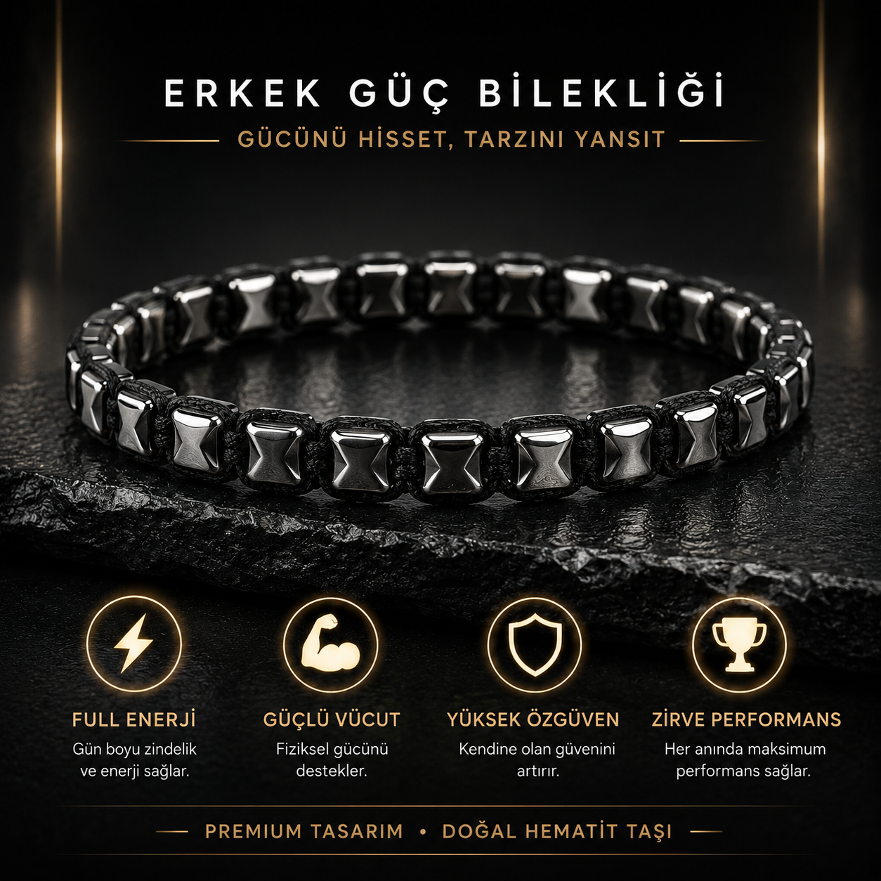 Mirify™ Erkek Güç Bilekliği
