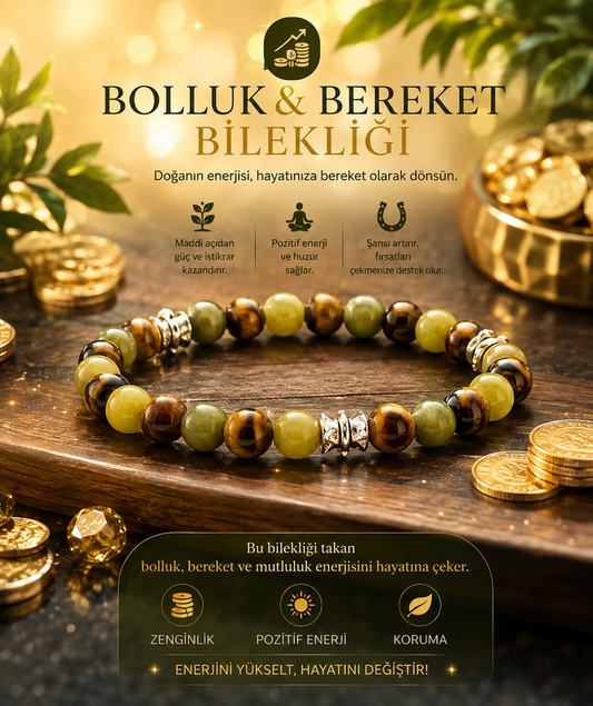 Mirify™ Bolluk Bereketlik Doğaltaş Bilekliği